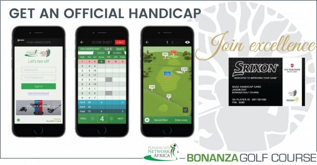 hadicap become a member, bonanza golf course, lusaka, zambia