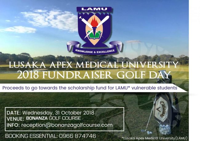 bonanza golf course, zambia, lusaka, golf day, corporate golf day, win, stand a chance, lusaka apex medical university