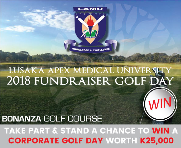 bonanza golf course, zambia, lusaka, golf day, corporate golf day, win, stand a chance, lusaka apex medical university