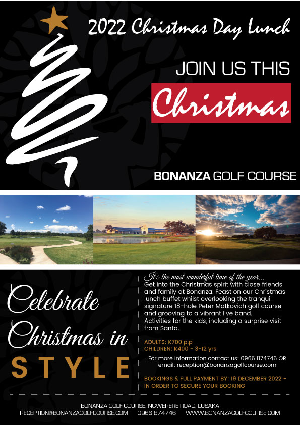 bonanza golf course, zambia, lusaka, Christmas, 2022, family, Christmas 2022, live entertainment, Christmas lunch